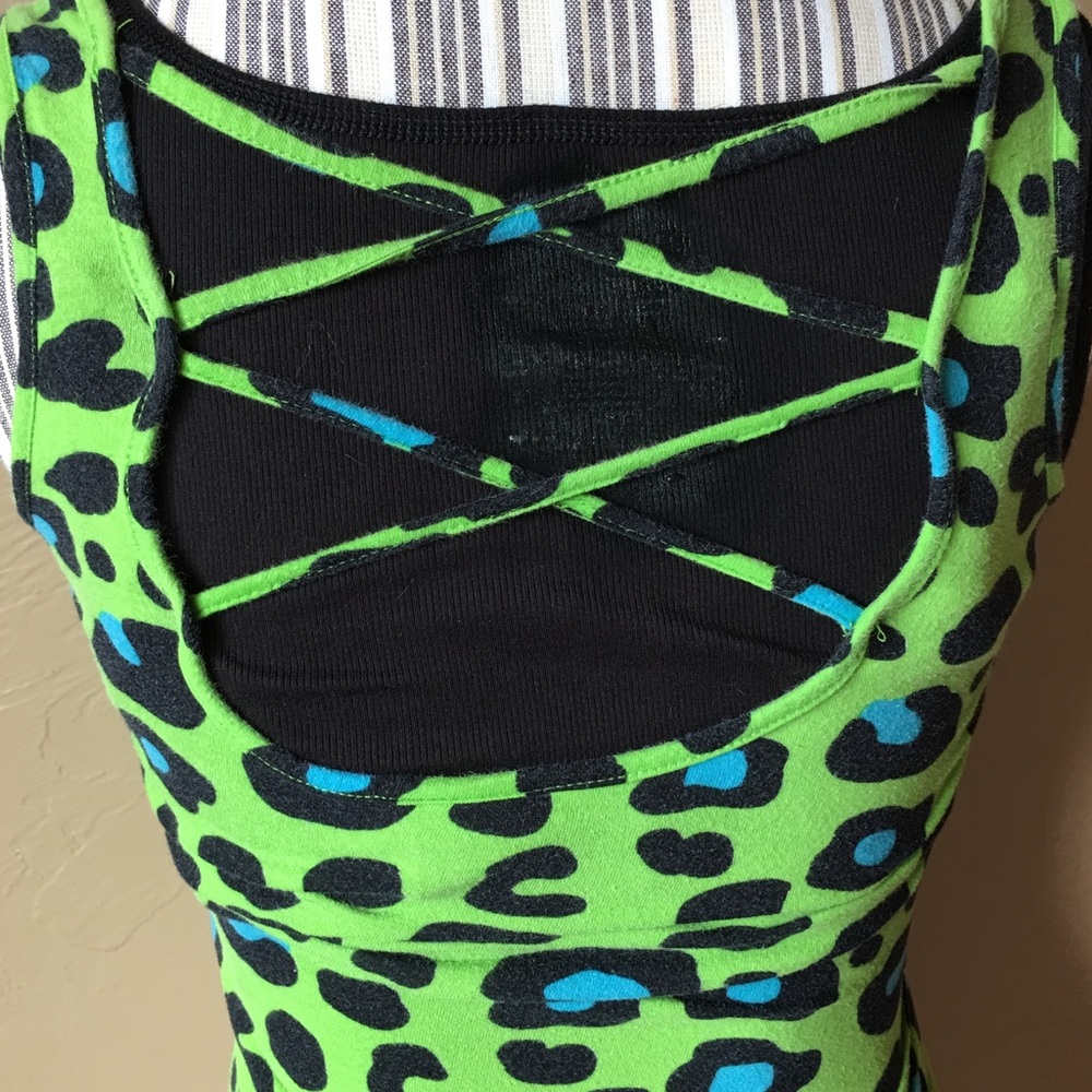Neon Leopard Tanktop - Picture 2 of 3